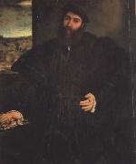 Lorenzo Lotto Gentiluomo (mk45) oil painting on canvas